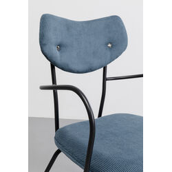 Chair with Armrest Viola Blue