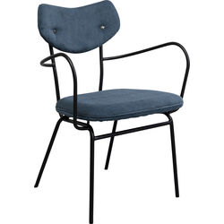 Chair with Armrest Viola Blue