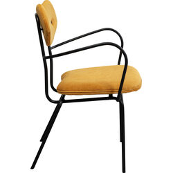 Chair with Armrest Viola Yellow