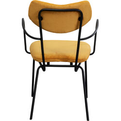 Chair with Armrest Viola Yellow