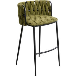 Silla bar Saluti Verde oscuro 77cm