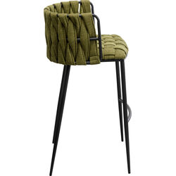 Silla bar Saluti Verde oscuro 77cm