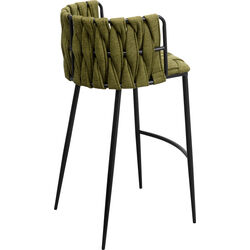 Sedia bar Saluti verde scuro 77cm