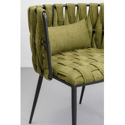 Chaise Saluti vert foncé