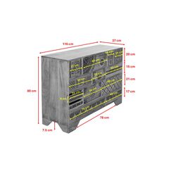 Kommode Menorca 115x80cm