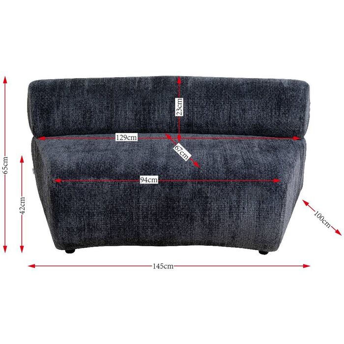 Sofa Element Ciao Midnight 145cm