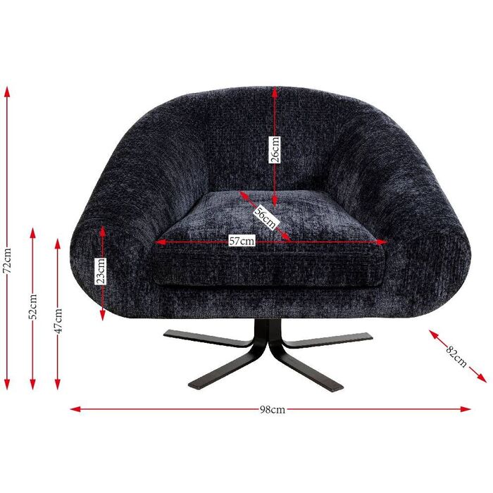 Drehsessel Ciao Midnight