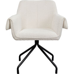 87504 - Swivel Chair Bess Cream