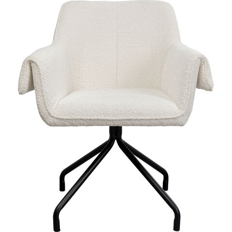 Swivel Chair Bess Cream