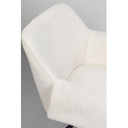 Silla giratoria Bess Crema