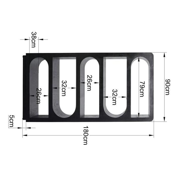 Regal Forma 90x180cm