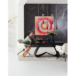 Table à rallonges Bellagio Bubble 180(40+40)x98cm
