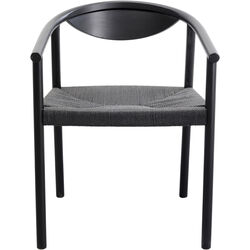 Chair with Armrest Edda Black