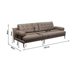 Sofa Academy 225cm