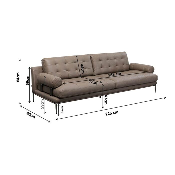 Sofa Academy 225cm