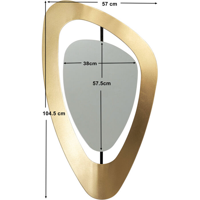 Wandspiegel Metro 57x105cm