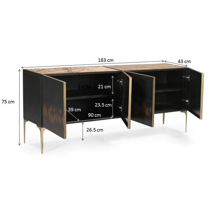 Sideboard Fuoco 183cm