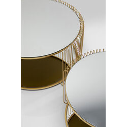 Coffee Table Wire Double Brass (2/Set)