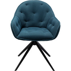 87681 - Swivel Chair Carlito Mesh Bluegreen