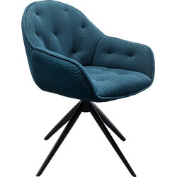 Swivel Chair Carlito Mesh Bluegreen