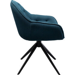 Swivel Chair Carlito Mesh Bluegreen