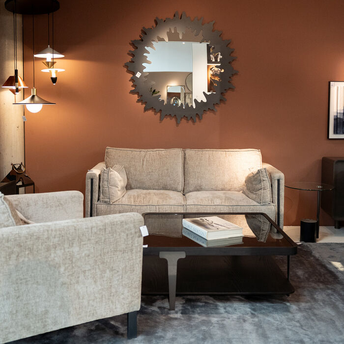 Sofa 2-Sitzer Victor Beige 178cm