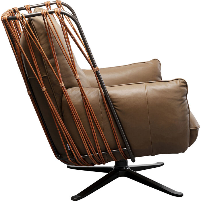 Swivel Armchair Paradiso Brown