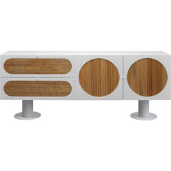 87690 - Sideboard Atomic White 183x76cm