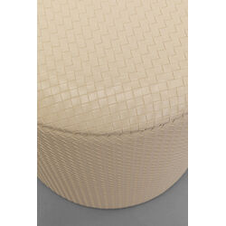 Stool Venezia Storage Cream Ø40cm