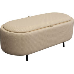 Bench Venezia Storage Cream 100cm