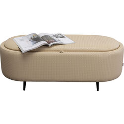 Panca Venezia Storage Crema 100cm