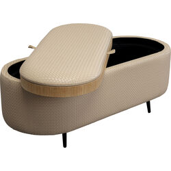 Bench Venezia Storage Cream 100cm