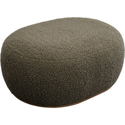 Hocker Pebble Boucle Oliv 81cm