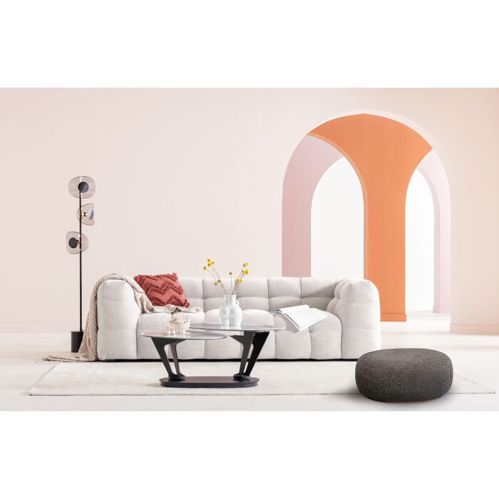 Hocker Pebble Boucle Grau 81cm