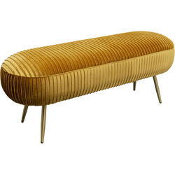 Banquette Suri jaune 120cm