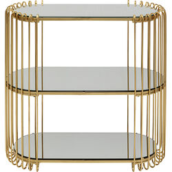 Console Wire Brass 81x78cm