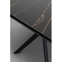 Extension Table Xenia Black 140(+30+30)x80cm