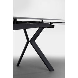 Extension Table Xenia Black 140(+30+30)x80cm