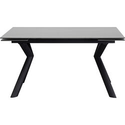 Extension Table Xenia Black 140(+30+30)x80cm