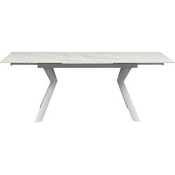 Table à rallonges Xenia blanc 140(+30+30)x80cm
