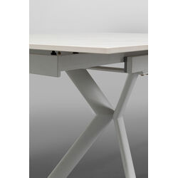 Extension Table Xenia White 140(+30+30)x80cm