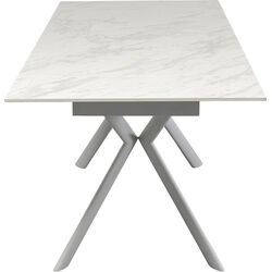 Extension Table Xenia White 140(+30+30)x80cm