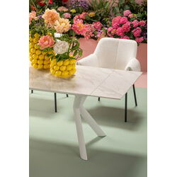 Extension Table Xenia White 140(+30+30)x80cm