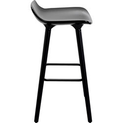 Tabouret de bar York noir 75cm