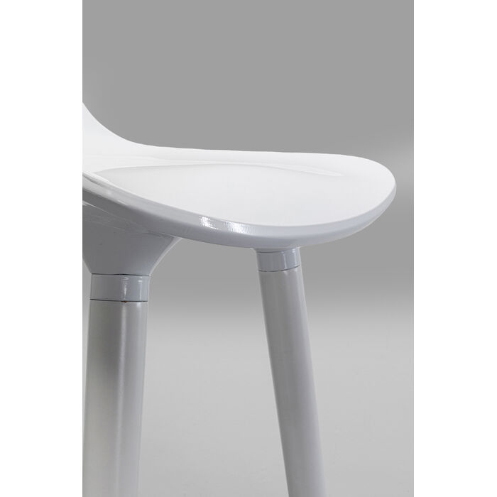 Silla bar York Blanco 75cm