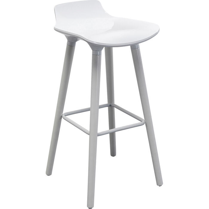 Silla bar York Blanco 75cm