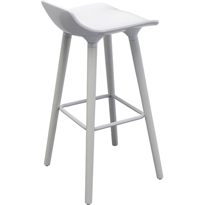 Silla bar York Blanco 75cm