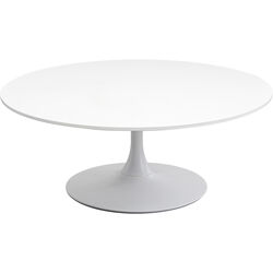 Table basse Schickeria blanc Ø110cm