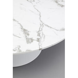 Coffee Table Schickeria Marble White Ø110cm