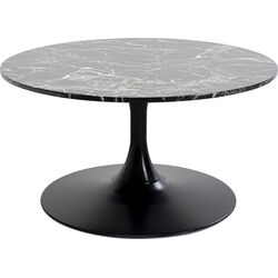 Coffee Table Schickeria Marble Black Ø80cm